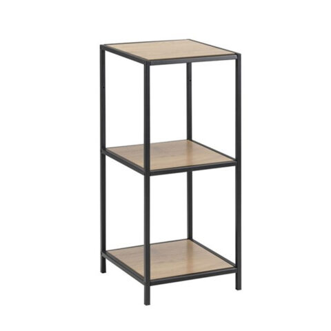 Riiul SEAFORD 35x37xH82,5cm, tamm, mööbliplaat, metall Esik ja Garderoob ACTONA