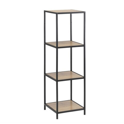 Riiul SEAFORD 35x37xH119,5cm, tamm, mööbliplaat, metall Esik ja Garderoob ACTONA