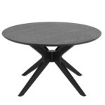Diivanilaud DUNCAN D80xH45cm, must, tamme spoon, puit Diivanilauad ja abilauad ACTONA