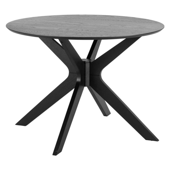 Söögilaud DUNCAN D105xH75cm, must, tamme spoon, puit Söögilauad ACTONA