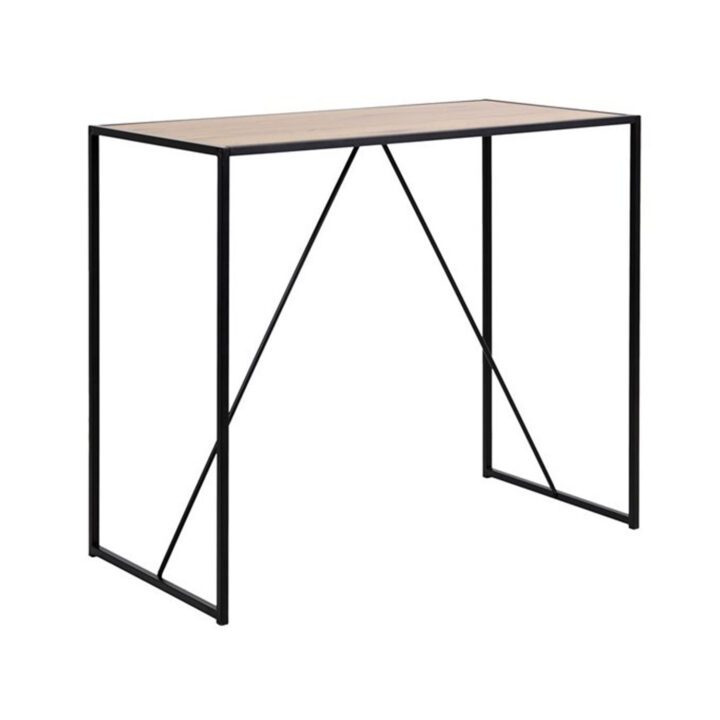 Baarilaud SEAFORD 120x60xH105cm, lauaplaat: lamineeritud kattega mööbliplaat, värvus: tamm, raam: must metall Baarilauad ACTONA