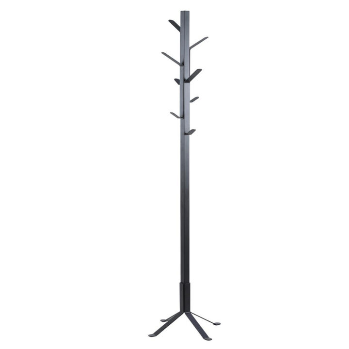 Põrandanagi VINSON 50x50xH181cm, metall, must Esik ja Garderoob ACTONA