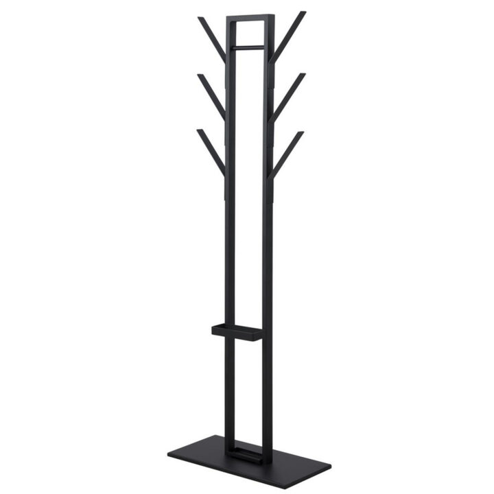 Põrandanagi VINSON 56x28xH165cm, vihmavarju hoidjaga, metall, must Esik ja Garderoob ACTONA