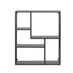 Seinariiul SEAFORD 75x20xH91cm, must, melamiin, metall Esik ja Garderoob ACTONA