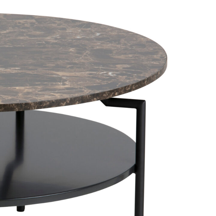 Diivanilaud GOLDINGTON D80xH45cm, MDF, metall Diivanilauad ja abilauad ACTONA