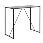 Baarilaud SEAFORD 120x60xH105cm, lauaplaat: must saare melamiin, raam: must metall Baarilauad ACTONA