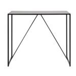 Baarilaud SEAFORD 120x60xH105cm, lauaplaat: must saare melamiin, raam: must metall Baarilauad ACTONA