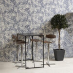 Baarilaud SEAFORD 120x60xH105cm, lauaplaat: must saare melamiin, raam: must metall Baarilauad ACTONA