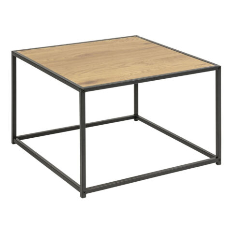 Diivanilaud SEAFORD 60x60xH40cm, lamineeritud kattega mööbliplaat, värvus: tamm, raam: metall, must Diivanilauad ja abilauad ACTONA