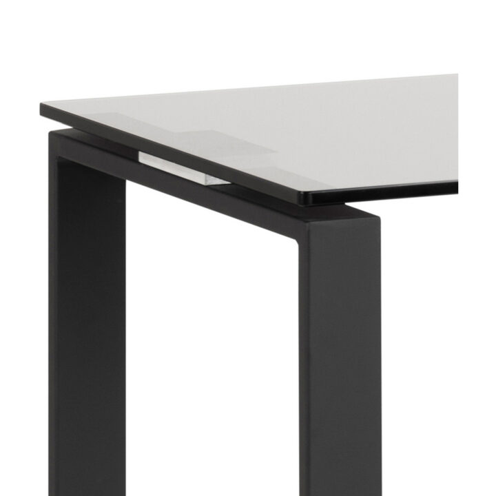 Konsoollaud KATRINE 40x110xH76cm, suitsuklaas 10mm, metall Abilauad ja serveerimislauad Abilauad ja serveerimislauad