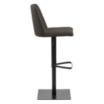 Baaritool AVANJA 43x51xH107cm, tumehall, jalg: must metall Baaripukid ja baarilauad ACTONA