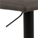 Baaritool AVANJA 43x51xH107cm, tumehall, jalg: must metall Baaripukid ja baarilauad ACTONA