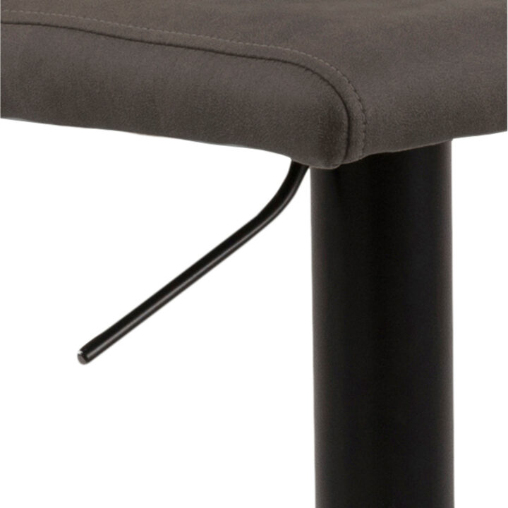 Baaritool AVANJA 43x51xH107cm, tumehall, jalg: must metall Baaripukid ja baarilauad ACTONA