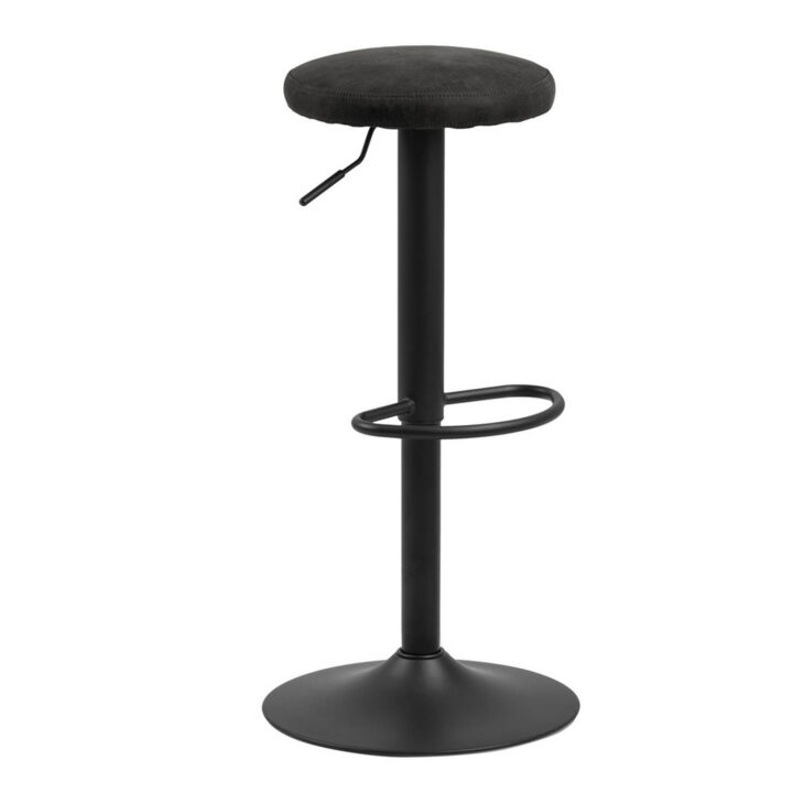 Baaritool FINCH D40xH82cm, tumehall, jalg: matt must metall Baaripukid ja baarilauad ACTONA