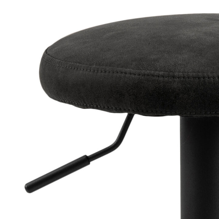 Baaritool FINCH D40xH82cm, tumehall, jalg: matt must metall Baaripukid ja baarilauad ACTONA