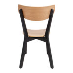 Tool ROXBY tamm/must, 45x55xH79,5cm, tammespoon, puit Söögilauatoolid, taburetid, pingid ACTONA