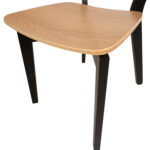Tool ROXBY tamm/must, 45x55xH79,5cm, tammespoon, puit Söögilauatoolid, taburetid, pingid ACTONA