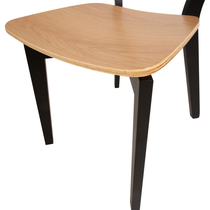 Tool ROXBY tamm/must, 45x55xH79,5cm, tammespoon, puit Söögilauatoolid, taburetid, pingid ACTONA
