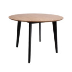 Söögilaud ROXBY D105xH76cm, tamm/must Söögilauad ACTONA
