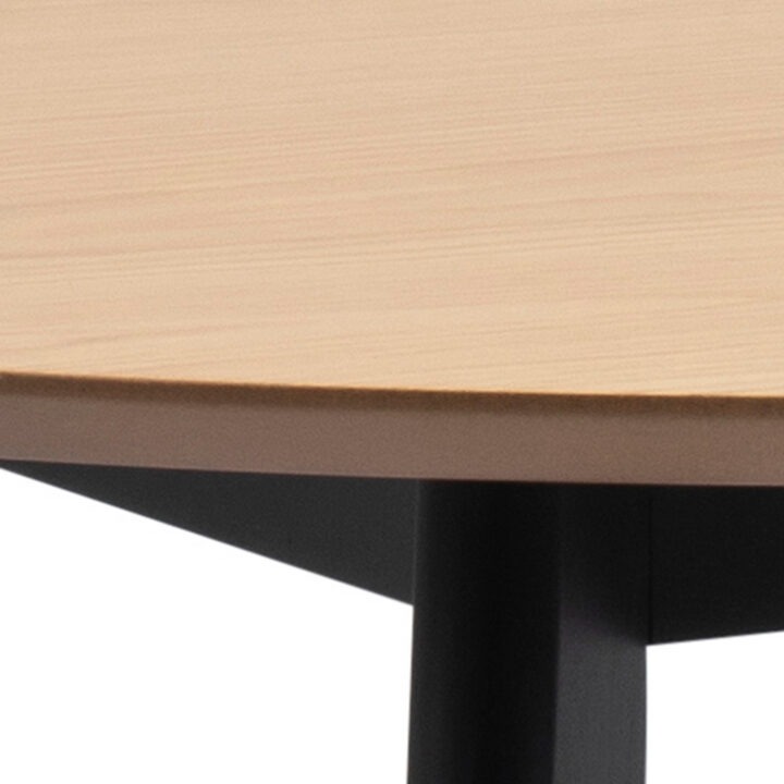 Söögilaud ROXBY D105xH76cm, tamm/must Söögilauad ACTONA