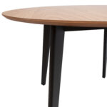 Söögilaud ROXBY D105xH76cm, tamm/must Söögilauad ACTONA