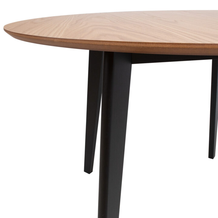 Söögilaud ROXBY D105xH76cm, tamm/must Söögilauad ACTONA