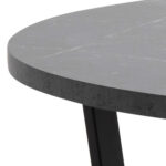 Söögilaud AMBLE D110x75cm, must, melamiin, metall Söögilauad ACTONA