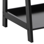 Riiul WALLY 63x40xH180cm, 5-riiuliga, riiuliplaat ja raam: MDF, värvus: must, viimistlus: värvitud Esik ja Garderoob ACTONA