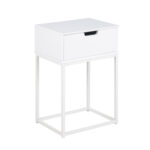 Öökapp MITRA 40x30xH61,5cm, valge/metall, MDF, metall Magamistuba ACTONA