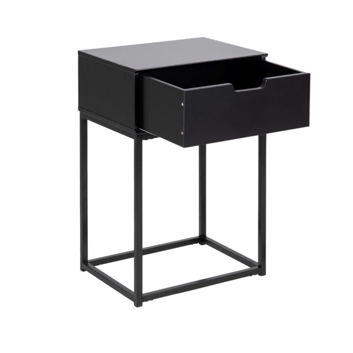 Öökapp MITRA 40x30xH61,5cm, must/metall, MDF, metall Magamistuba ACTONA