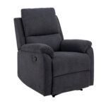 Tugitool SABIA recliner, tumehall, 80x90xH101cm Elutoamööbel ACTONA