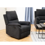 Tugitool SABIA recliner, tumehall, 80x90xH101cm Elutoamööbel ACTONA