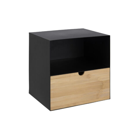 Seinariiul JOLIET 30x25xH30cm, must, materjal: bambus, pulbervärvitud metall Esik ja Garderoob ACTONA