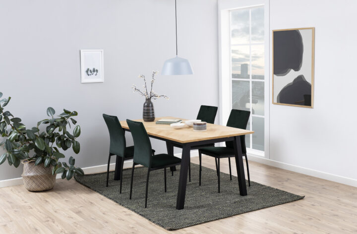 Tool DEMINA roheline Söögilauatoolid, taburetid, pingid ACTONA