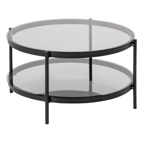 Diivanilaud BAYONNE, D79xH42cm, suitsuklaas, teras Diivanilauad ja abilauad ACTONA