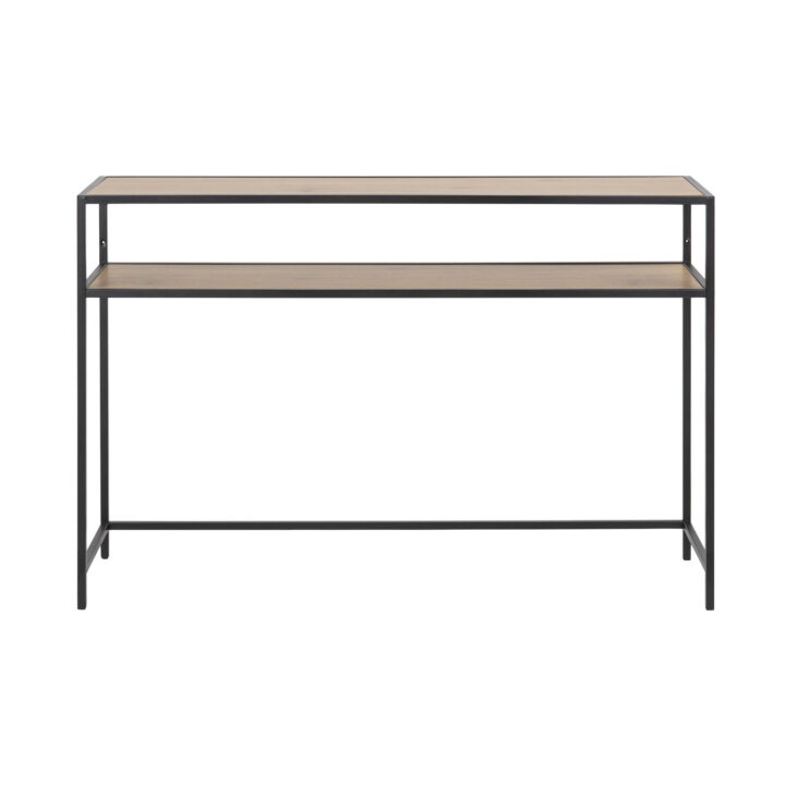 Abilaud SEAFORD 120x35xH79cm, lauaplaat: lamineeritud kattega mööbliplaat, värvus: tamm, raam: metall, värvus: must Abilauad ja serveerimislauad Abilauad ja serveerimislauad