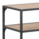 Abilaud SEAFORD 120x35xH79cm, lauaplaat: lamineeritud kattega mööbliplaat, värvus: tamm, raam: metall, värvus: must Abilauad ja serveerimislauad Abilauad ja serveerimislauad