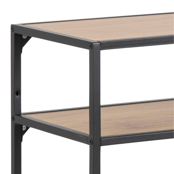 Abilaud SEAFORD 120x35xH79cm, lauaplaat: lamineeritud kattega mööbliplaat, värvus: tamm, raam: metall, värvus: must Abilauad ja serveerimislauad Abilauad ja serveerimislauad