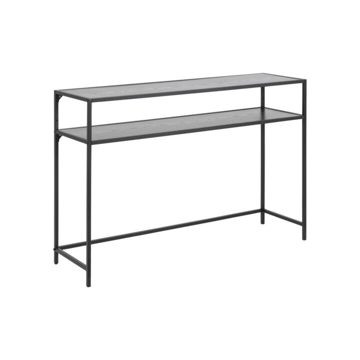 Abilaud SEAFORD 120x35xH79cm, lauaplaat: must saare melamiin, raam: metall Abilauad ja serveerimislauad Abilauad ja serveerimislauad