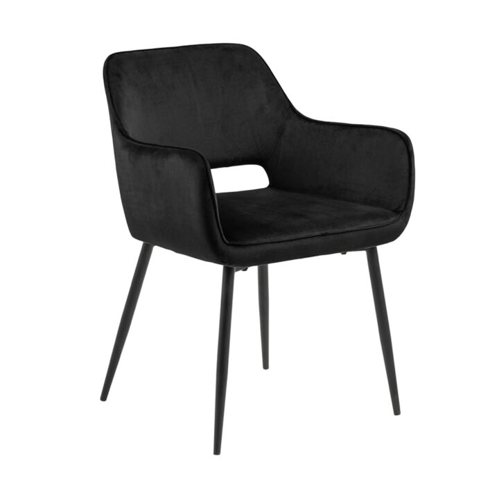Tool RANJA käetugedega,  must, 56×59,5xH79cm Söögilauatoolid, taburetid, pingid ACTONA