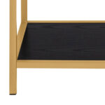 Riiul SEAFORD 77x35xH185cm, must Elutoamööbel ACTONA