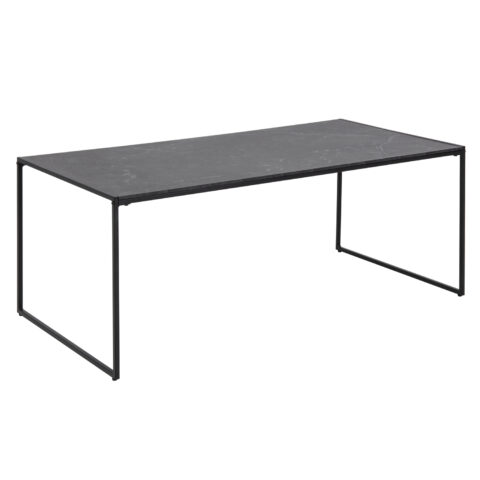 Diivanilaud INFINITY, 120x60xH48cm, must marmor, melamiin, metall Diivanilauad ja abilauad ACTONA