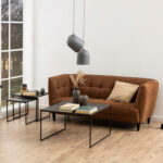 Diivanilauad 2tk INFINITY 50x50xH45cm, 40x40xH40cm, must Diivanilauad ja abilauad ACTONA