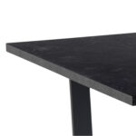 Söögilaud AMBLE 160x90xH74cm, must, melamiin, metall Söögilauad ACTONA