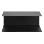 Seinariiul JOLIET 35x20xH14cm, must metall Elutoamööbel ACTONA