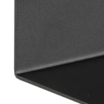Seinariiul JOLIET 35x20xH14cm, must metall Elutoamööbel ACTONA