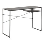Kirjutuslaud NEWCASTLE 110x45xH75cm, must, metall Kirjutuslauad ACTONA