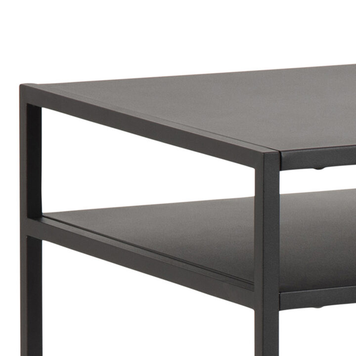 Kirjutuslaud NEWCASTLE 110x45xH75cm, must, metall Kirjutuslauad ACTONA