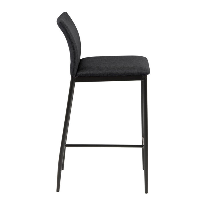 Baaritool DEMINA 41×48,5xH90cm, tumehall, materjal: 100% polüesterkangas, metall Baaripukid ja baarilauad ACTONA