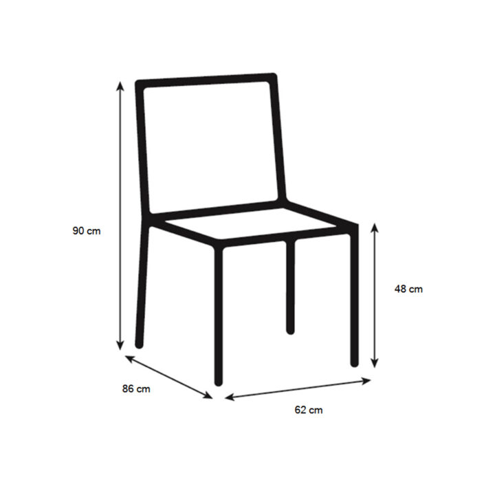 Tugitool ALBA 62x86xH90cm, tumehall Elutoamööbel ACTONA